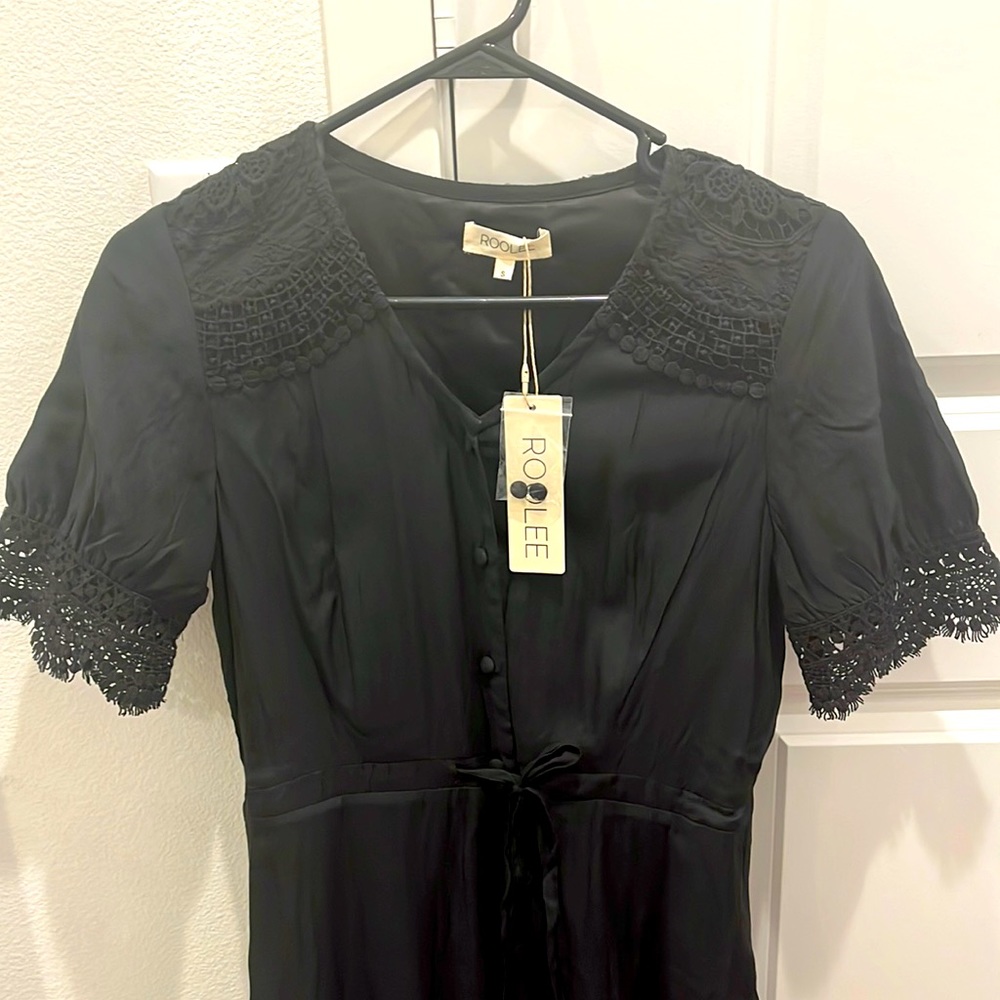 Black full length Roolee dress - S